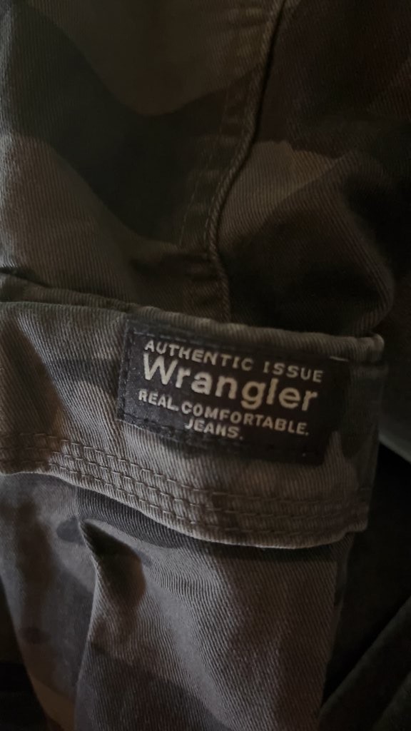 Wrangler Authentic Issue Camouflage Cargo Pants