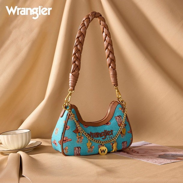Wrangler Western Print Cowgirl Shoulder Bag