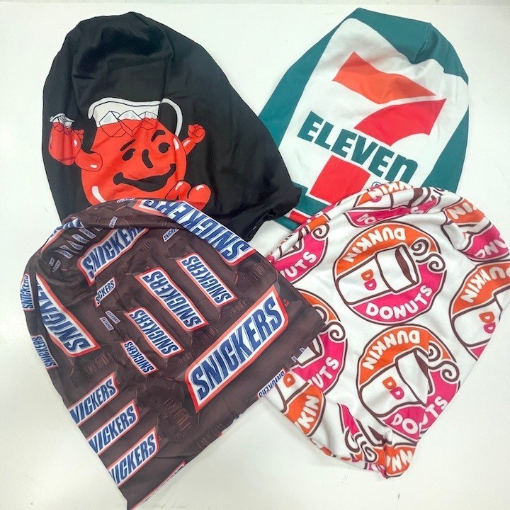 4 Logo Beanies Multi Brand Multicolor Winter Hat Soft & Warm One Size Lot B