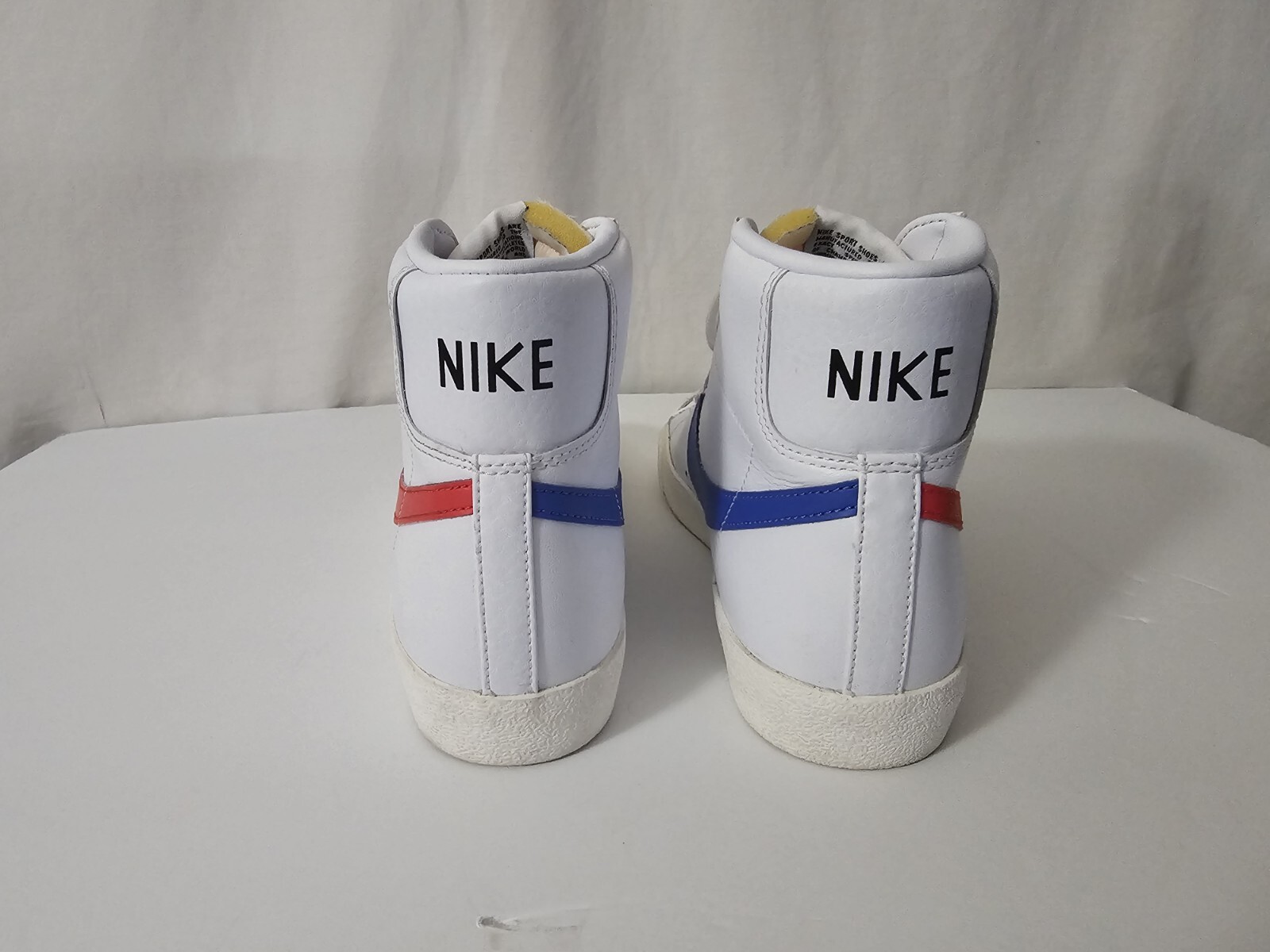 NEW Nike Blazer Mid 77 Vintage White Red Blue Shoes (BQ6806-117) Men’s Size 9