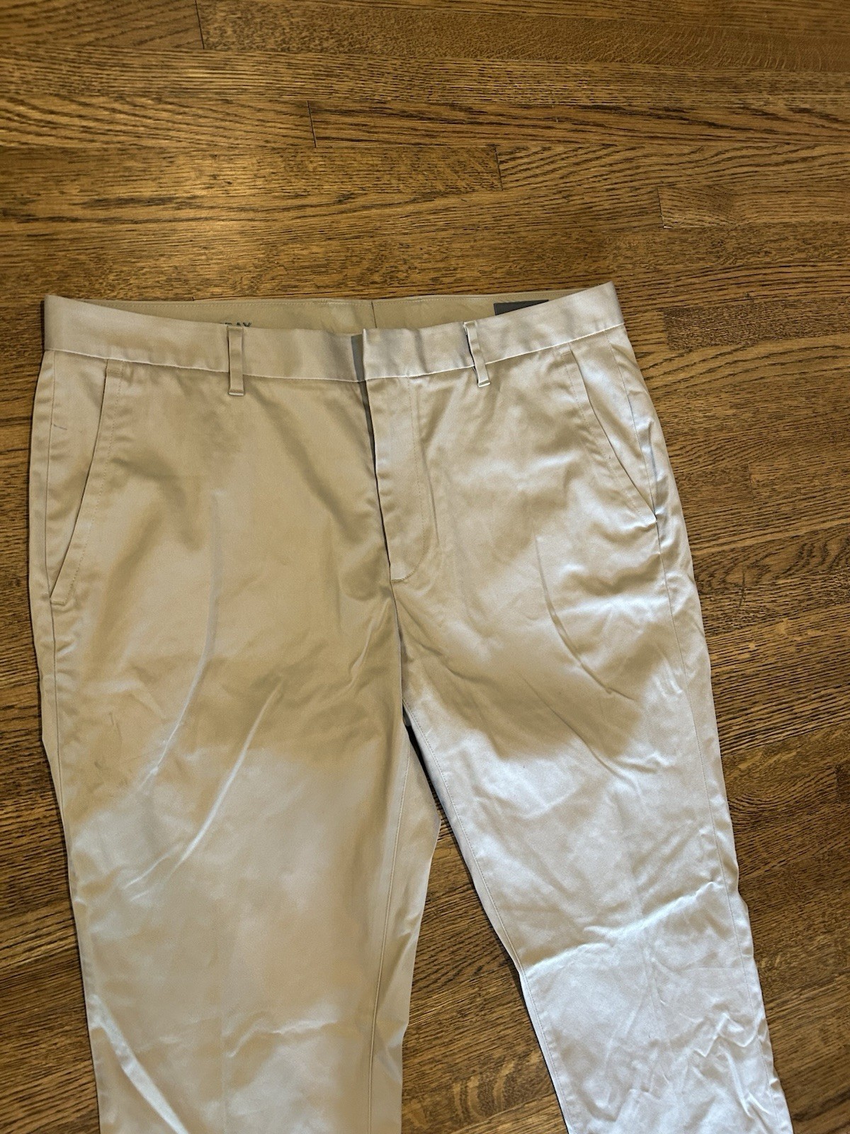 Bonobos Beige Weekday Warrior Dress Pants 36×32 Men’s Tailored Fit Straight Leg