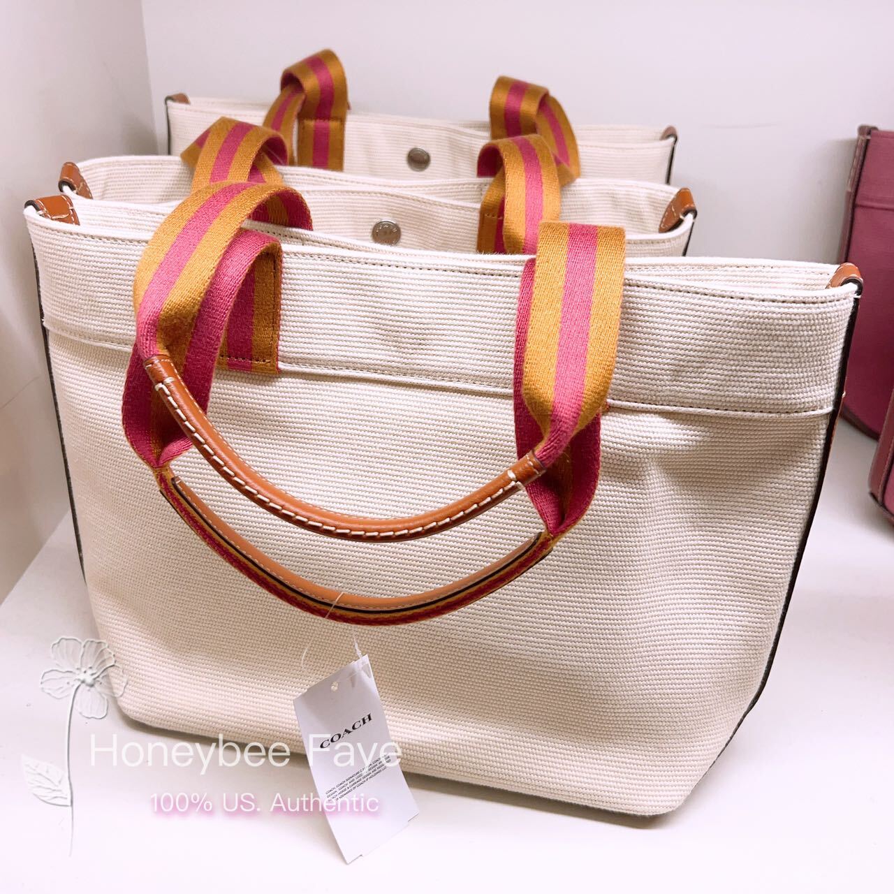 NWT Coach MEN’S Small Canvas Tote CK168
