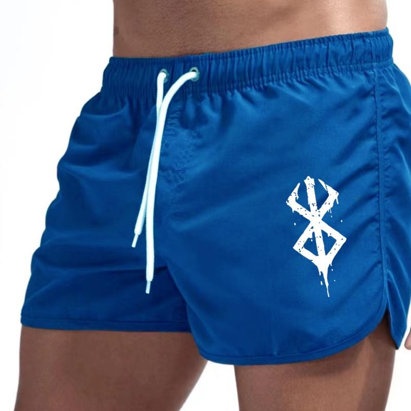 Men’s Quick Dry Swim Shorts Beach Board Shorts with Pockets Breathable Surf