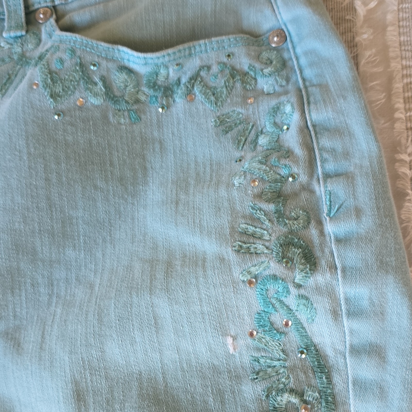 Gloria Vanderbilt Blue Light Wash Jeans Women’s Slimming Straight 5-Pocket 12
