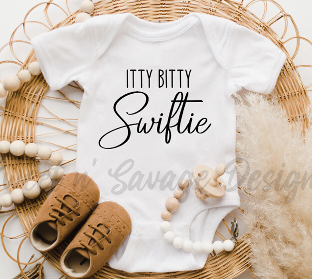 Swiftie baby bodysuit, Itty Bitty Swiftie, 3 months 0-3 mo