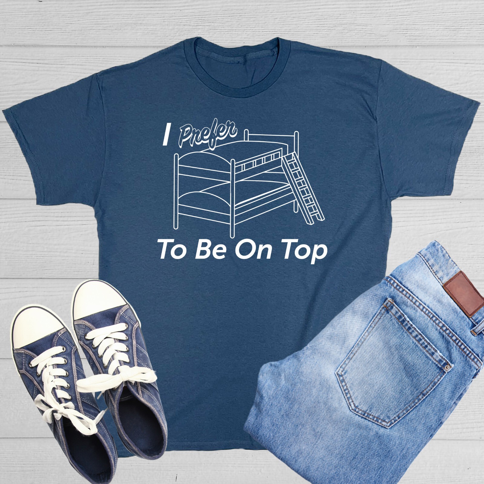 I Prefer To Be On Sarcastic Humor Graphic Tee Gift For Men Novelty Funny T Shirt
