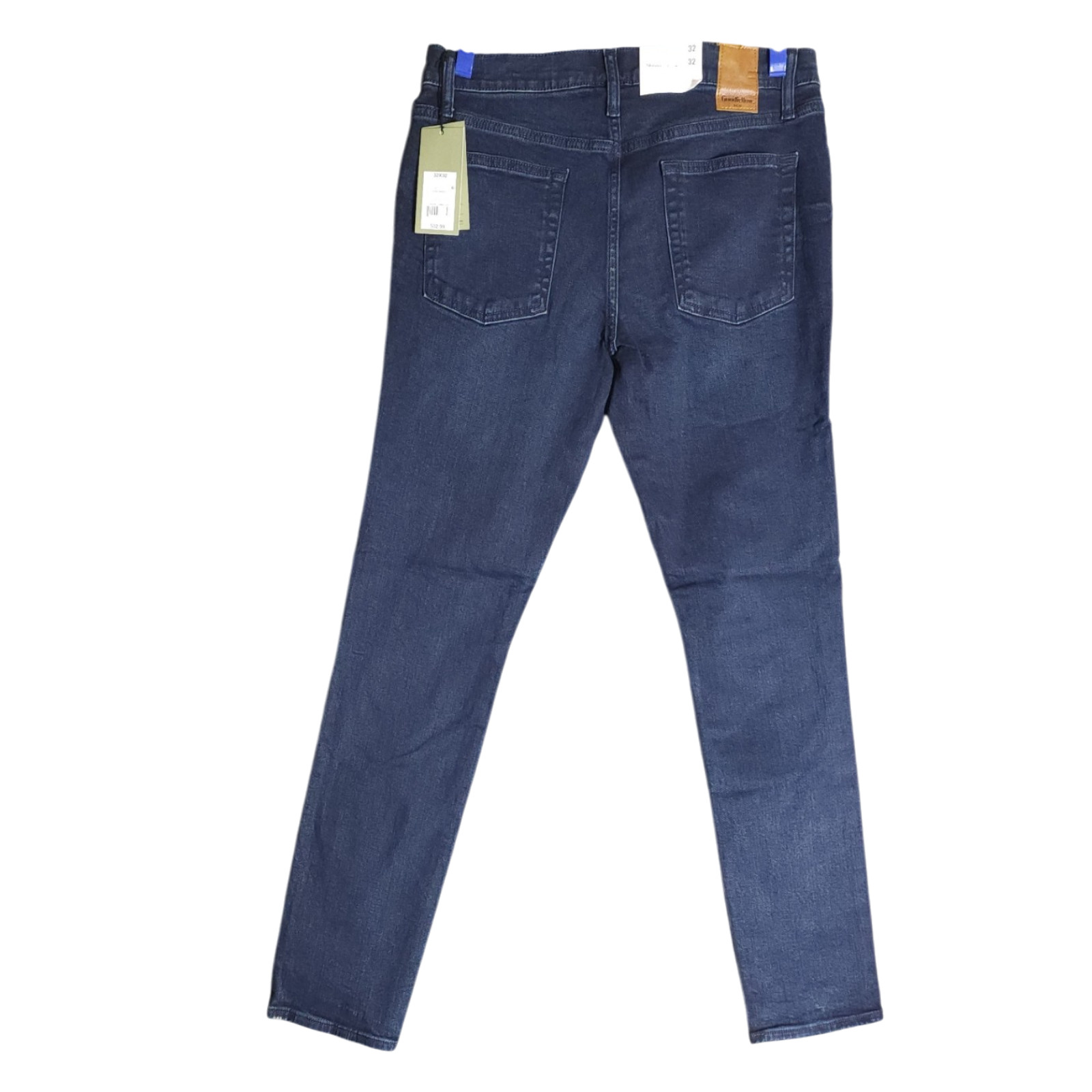 Goodfellow & Co Men Total Flex Skinny Jeans 32×32 Dark Wash Blue Stretch Denim