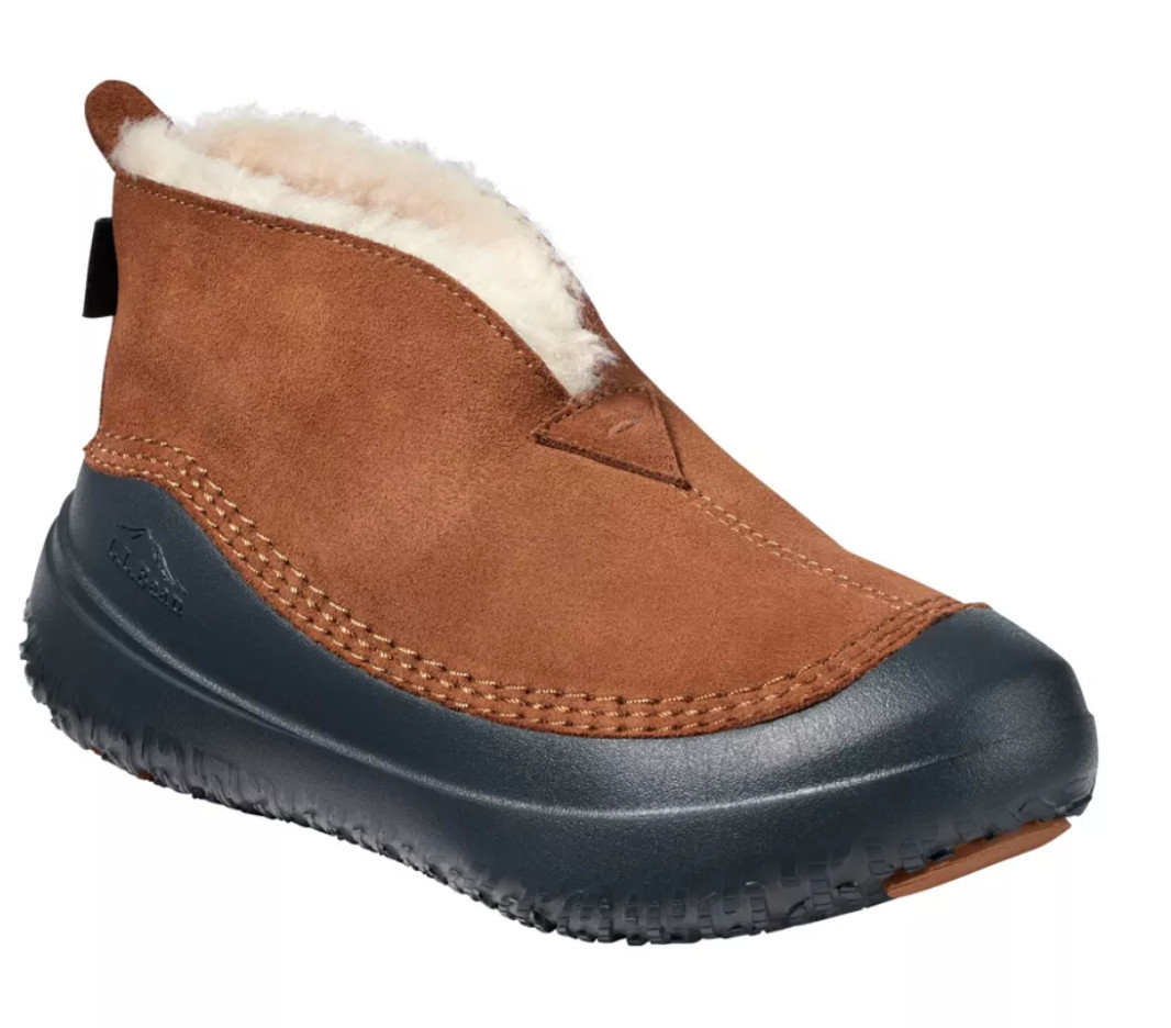 L.L.Bean Women’s Wicked Good Slippers – Saddle, Black (New) 7 M (B)