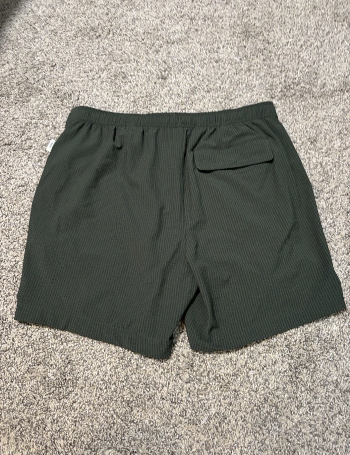 Onia Calder 6E Swim Trunk Size Medium Dark Green Excellent Condition
