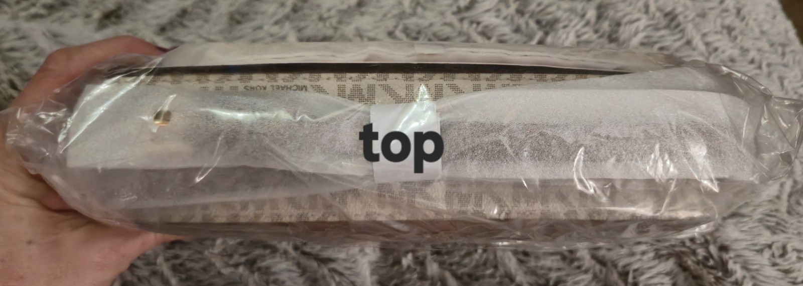 White W/ Gold Michael Kors Jet Set Bag Brand New W Tags
