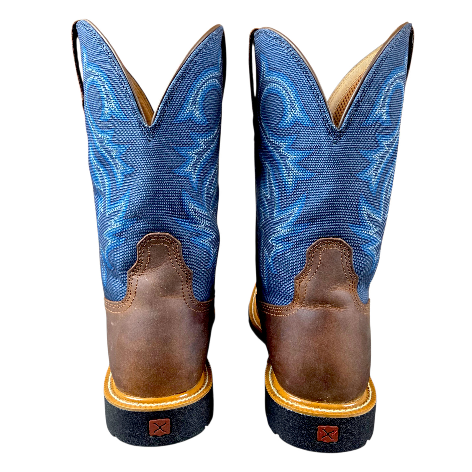 Twisted X 11″ Tech-X Performance Western Boots Soft Square Toe Men’s Sz 10.5 D