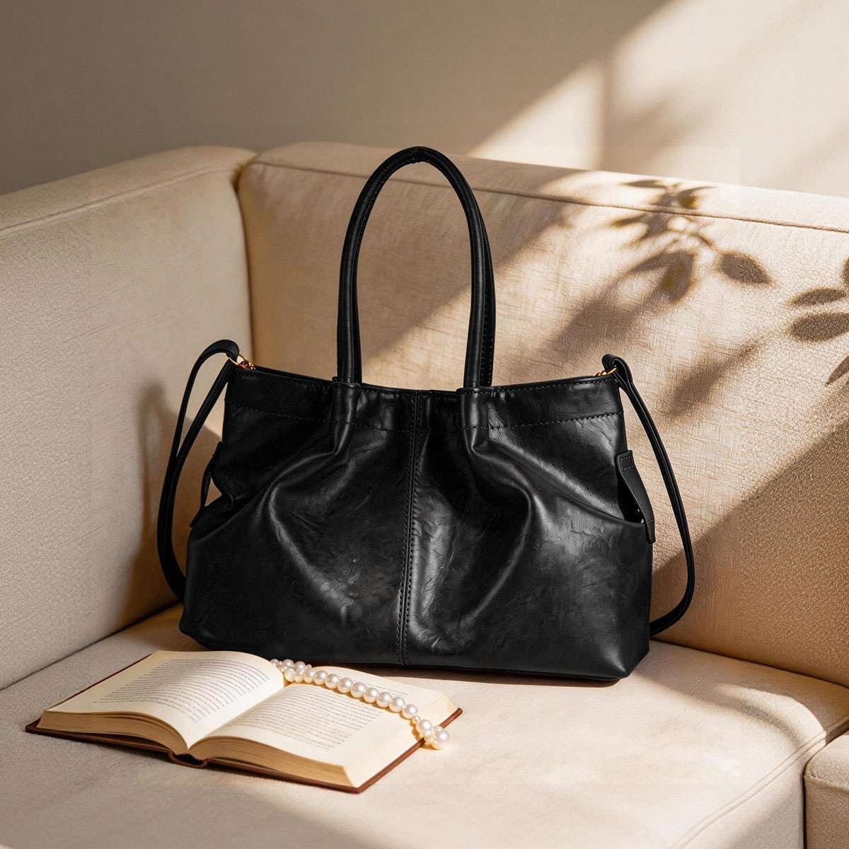 Women Lady Leather Handbags Messenger Shoulder Bags Tote Satchel Purse Large