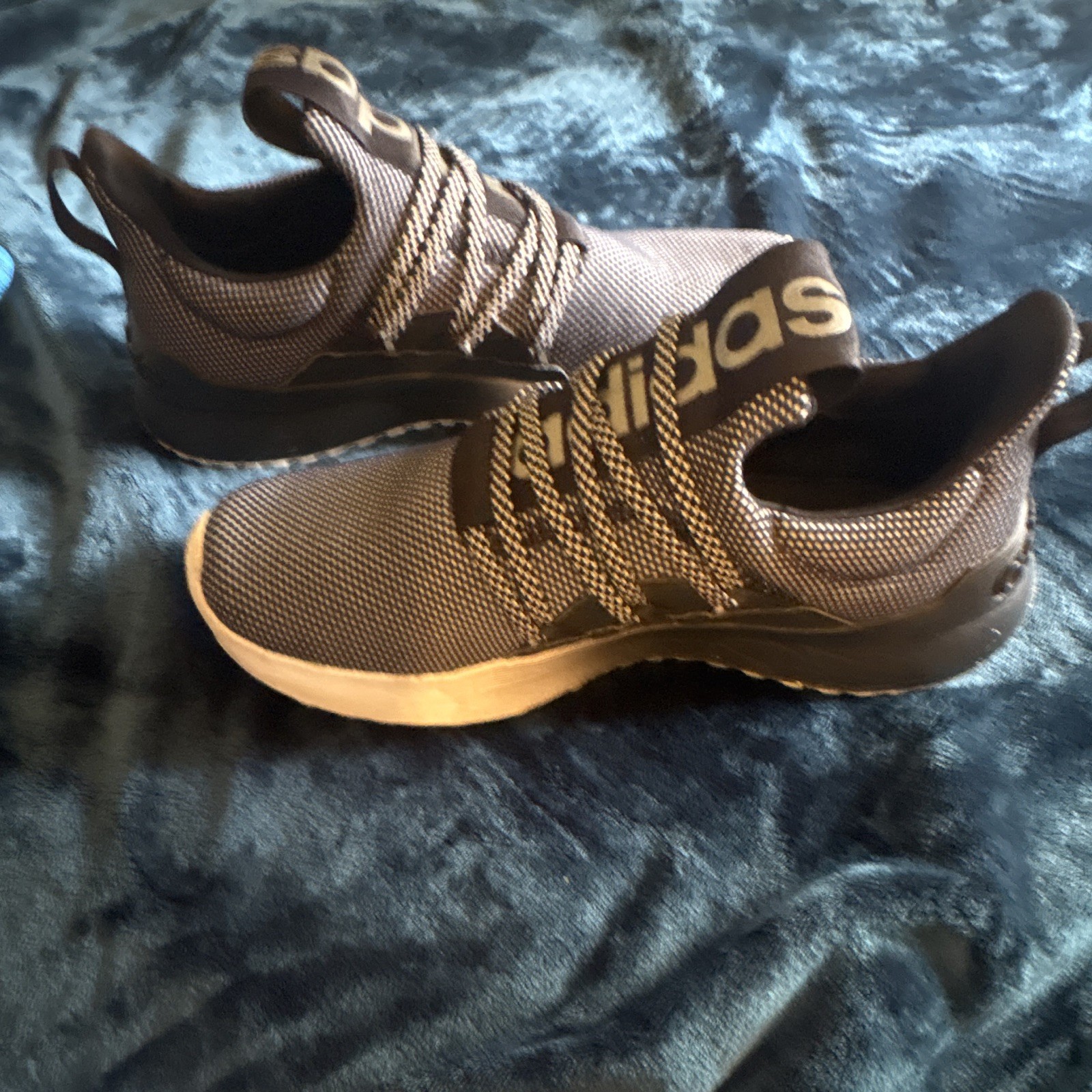 Adidas Lite Racer Adapt 5.0 Cloudfoam Running Shoes Black Men’s Size 8 Slip-On