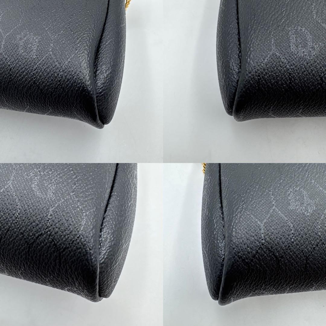 Christian Dior Bag Excellent Condition Shoulder Black Trotter
