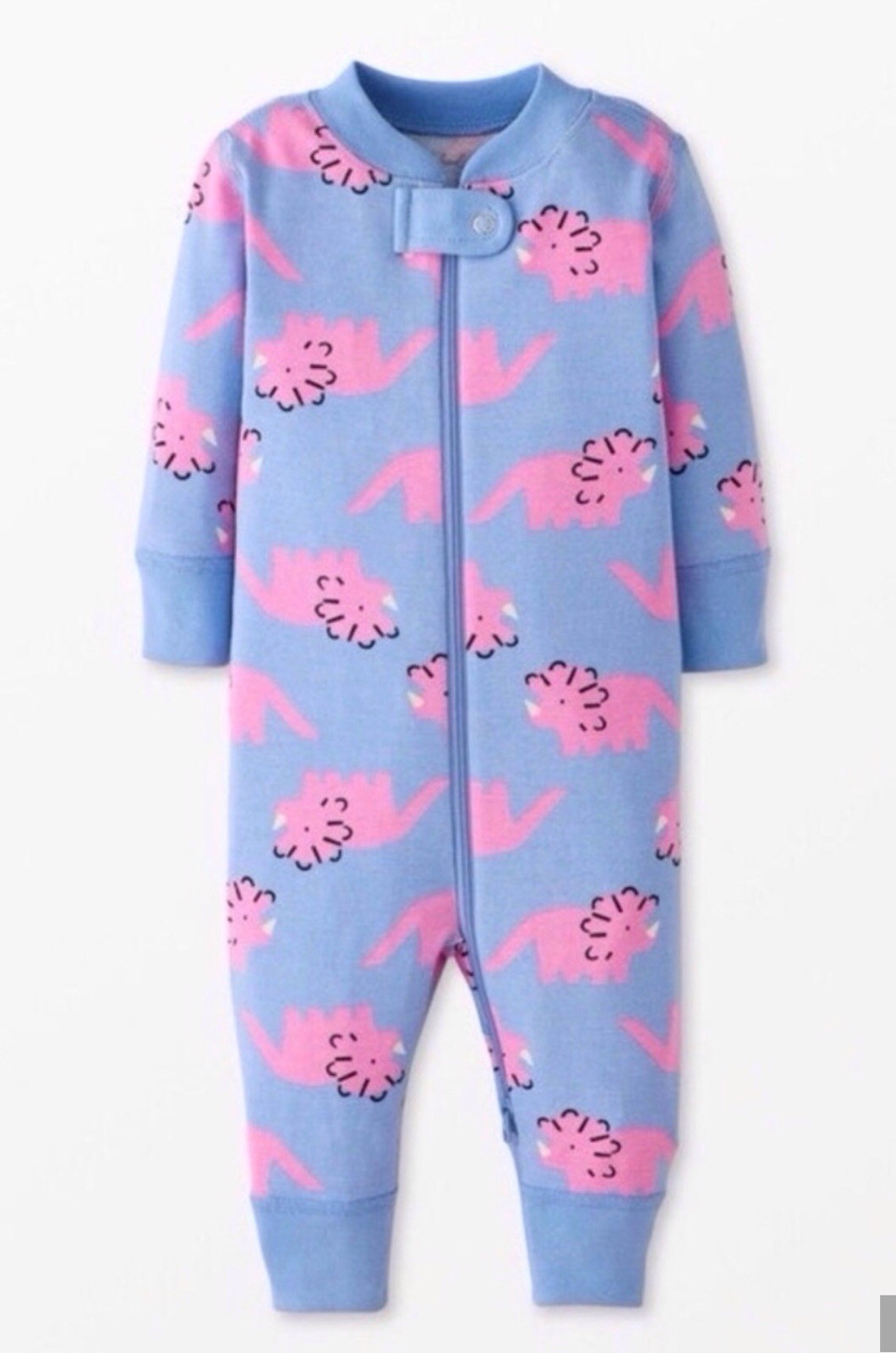Hanna Andersson 60 cm 3-6M Footless One-Piece Sleeper, Organic Cotton Lion Print