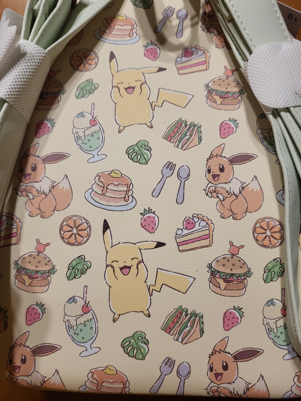 Pokemon Loungefly Pikachu Eevee Cafe Food Mini Backpack Bookbag