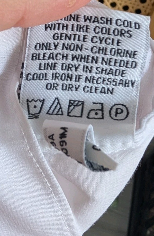 Calvin Klein Tunic Collar White Women’s Blouse