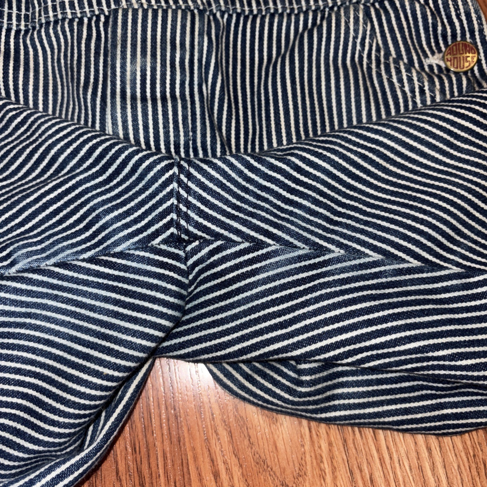 Women’s ROUND HOUSE Hickory Stripe Overalls, Small Size See Details USA