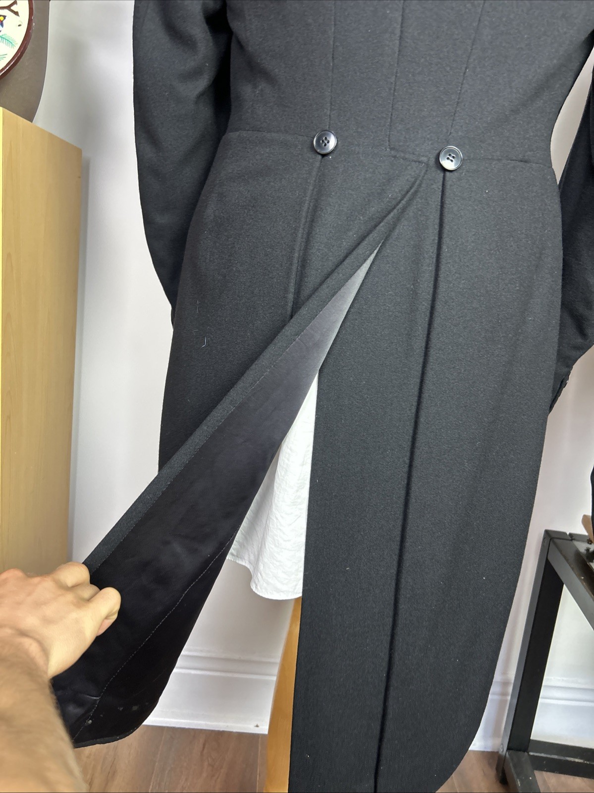 Bespoke White Tie Tailcoat Suit (38R) Handmade Dinner Savile Row Antique Vintage