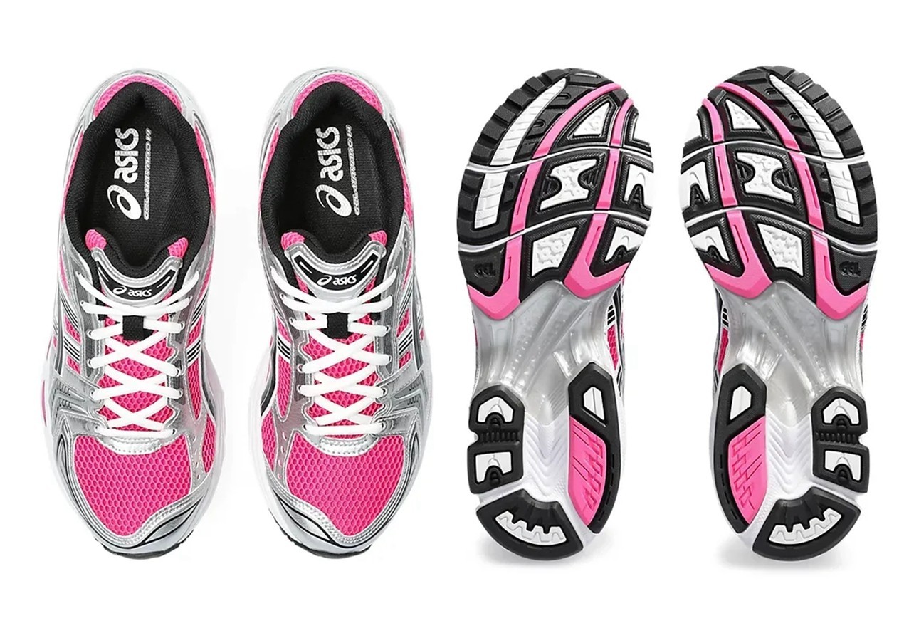 ASICS Gel-Kayano 14 Men’s Pink Glow Black GEL Cushion Retro Running Shoes