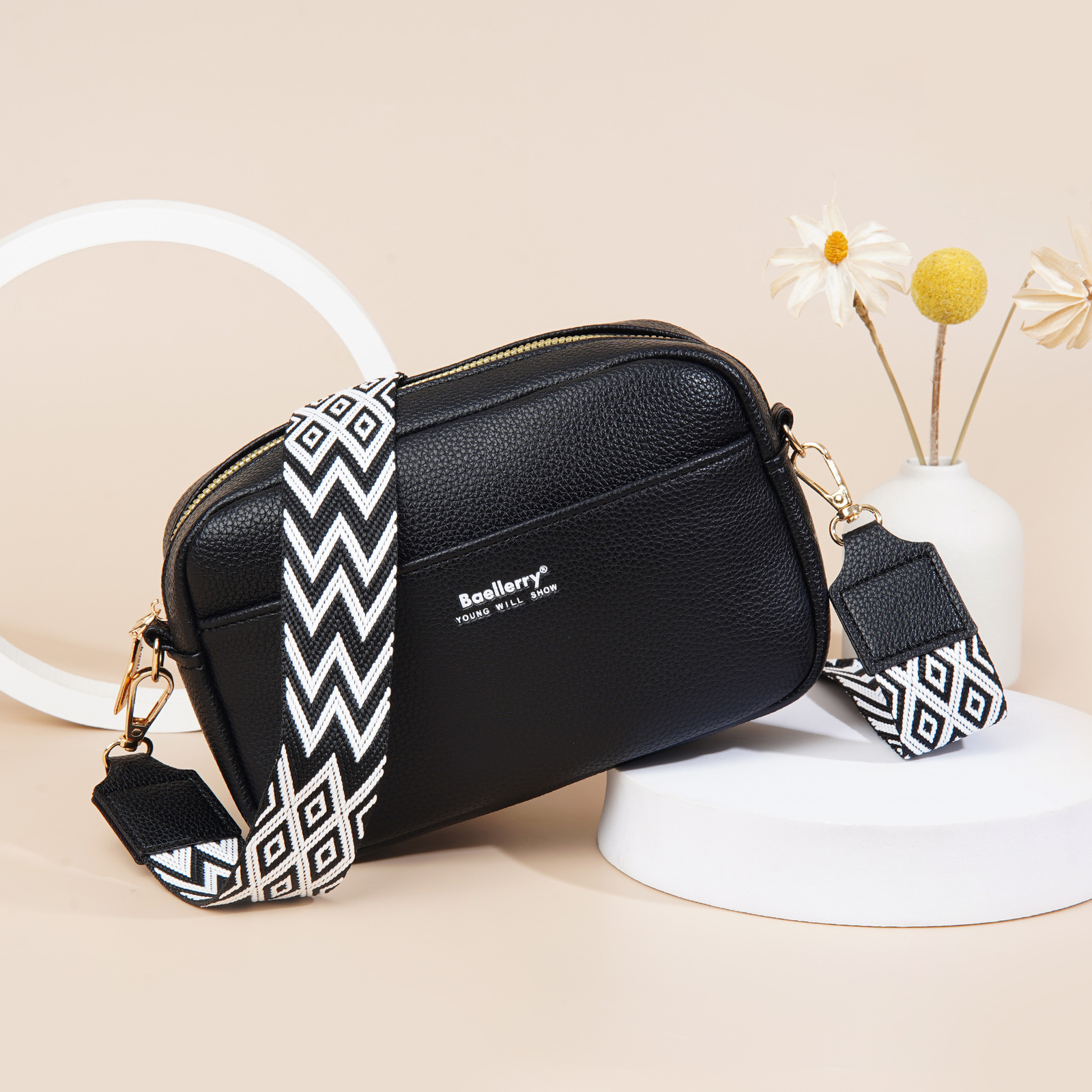 Women Small Square Crossbody Bag Leather Shoulder Bag Cell Phone Purse Travel US