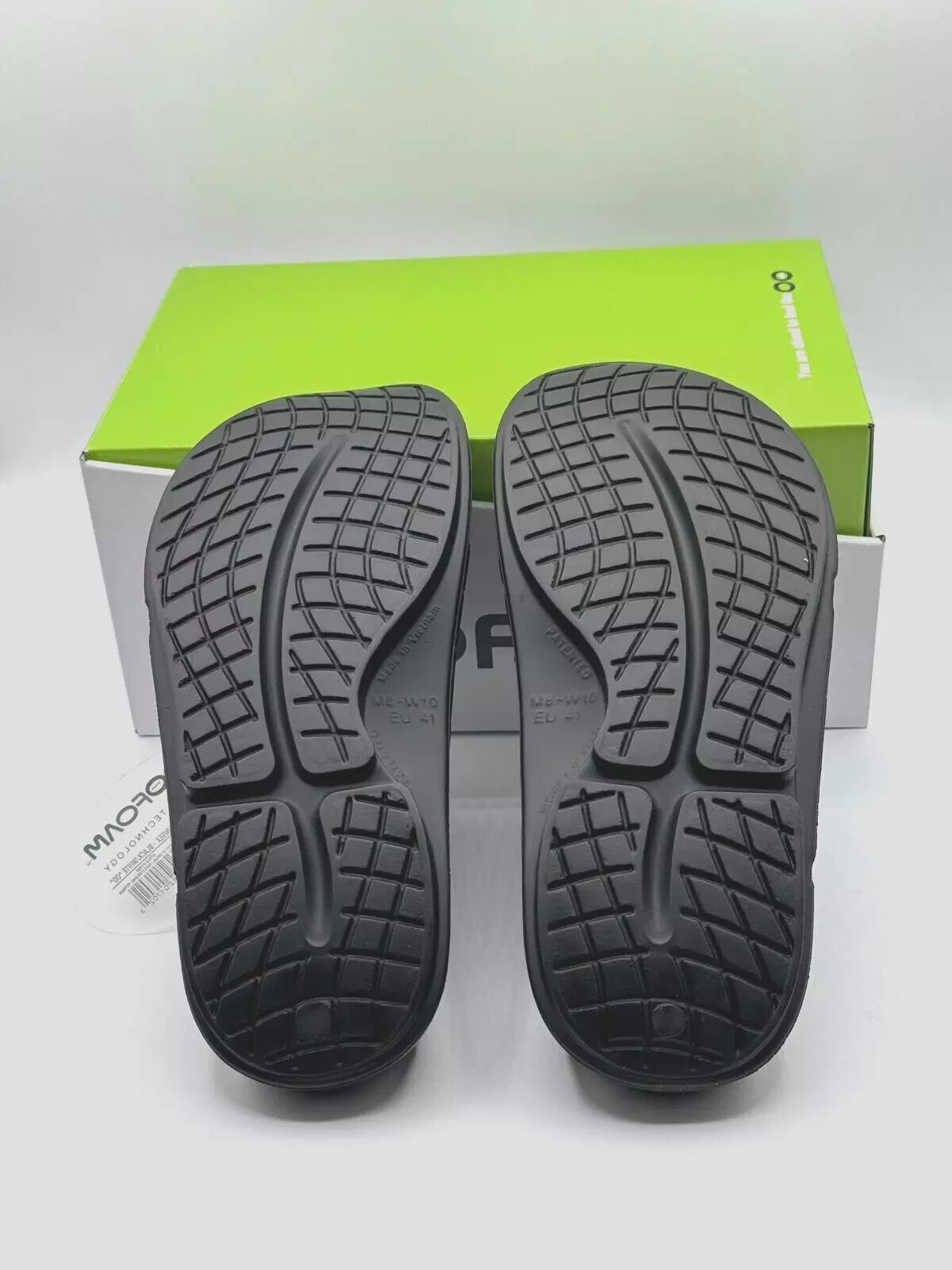 OOFOS D5062 Unisex Black OOahh Sport Flex Slide Shoes Size M-10 W-12