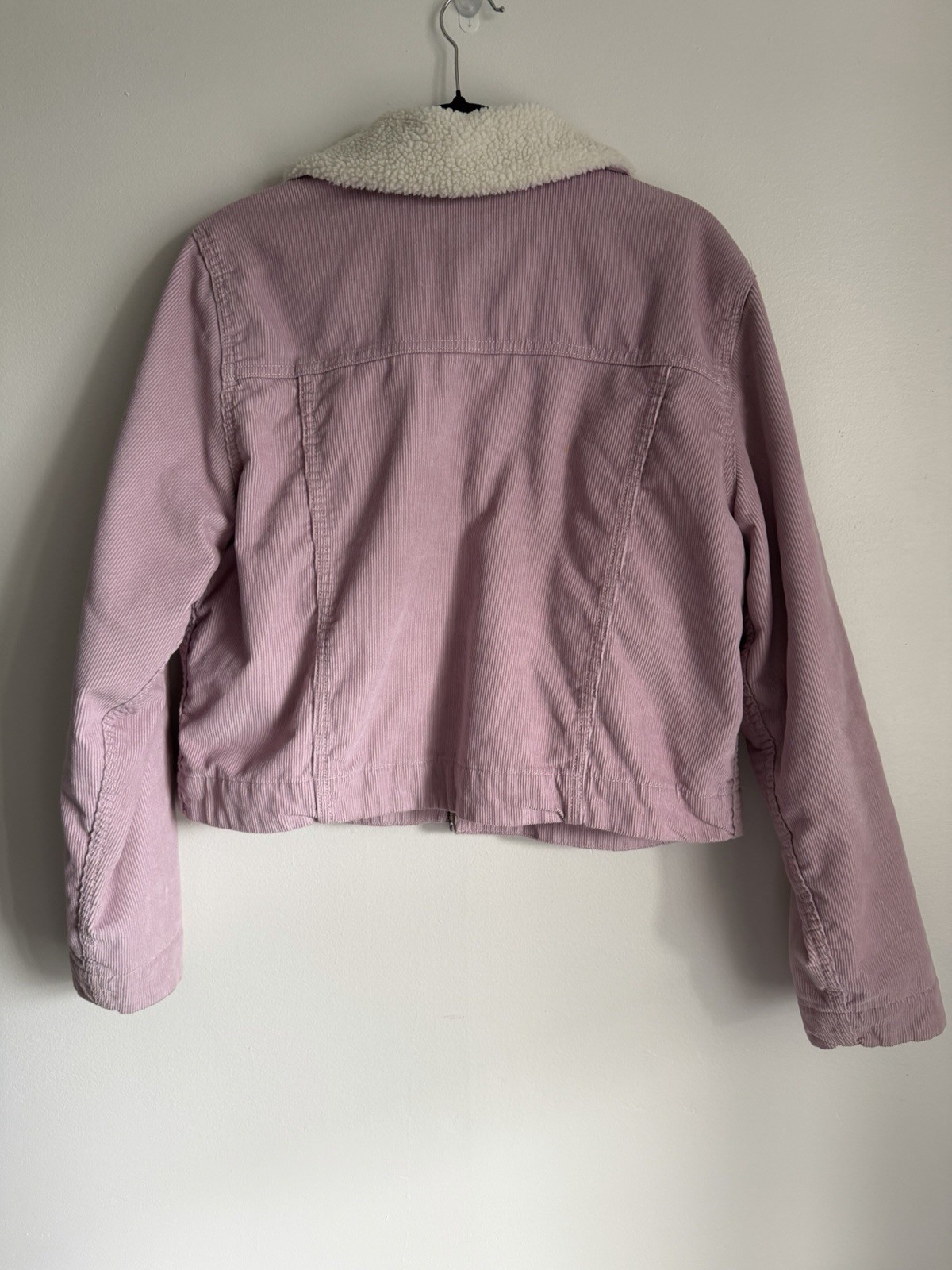 Levi Strauss & Co. Levi’s Trucker Sherpa Lined Pink Zip Jacket Women’s XL