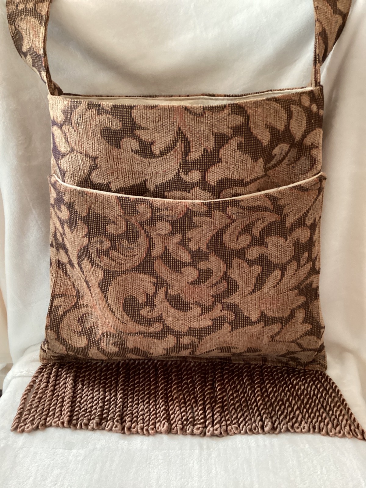 Vintage Style – Windy Trails Design – Crossbody Hand Bag – 15 x 16-Always New!
