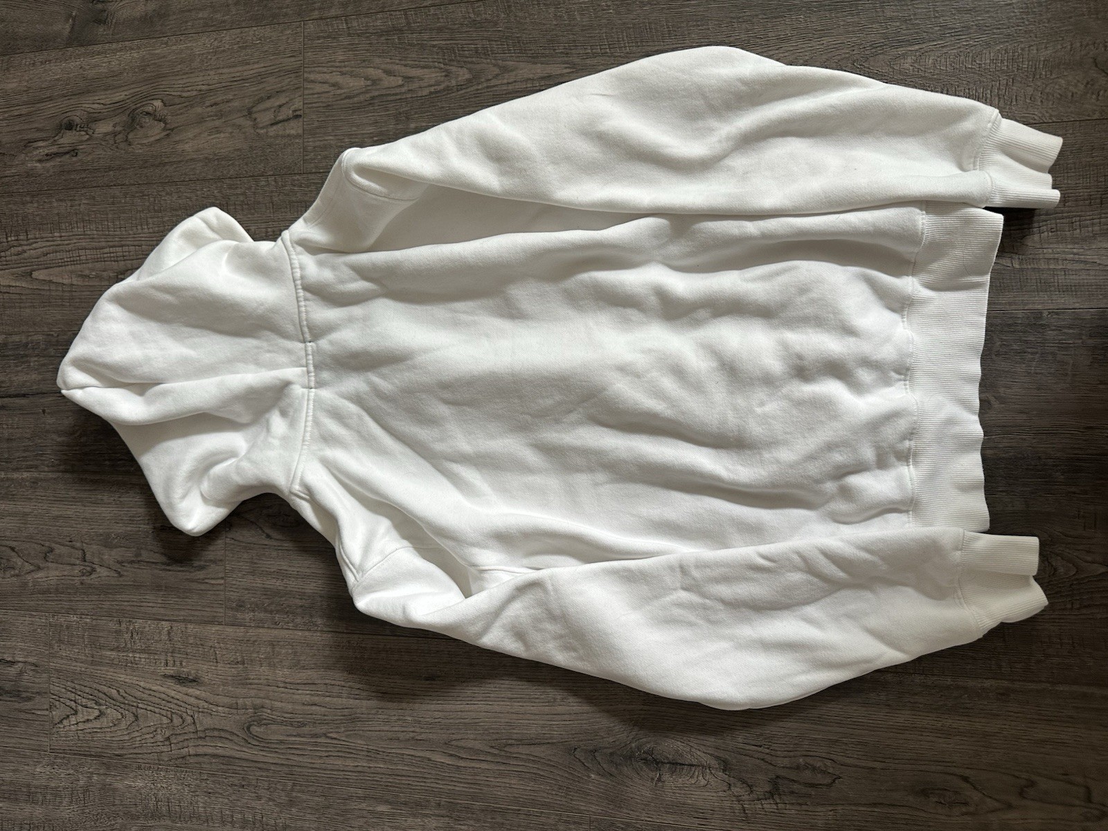 Polo Ralph Lauren Men’s White Full Zip Fleece Hoodie w/ Logo Pockets Size M