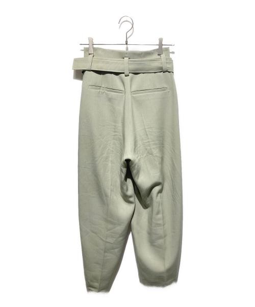 MIESROHE High-form 2-tuck pants green MWFP251033