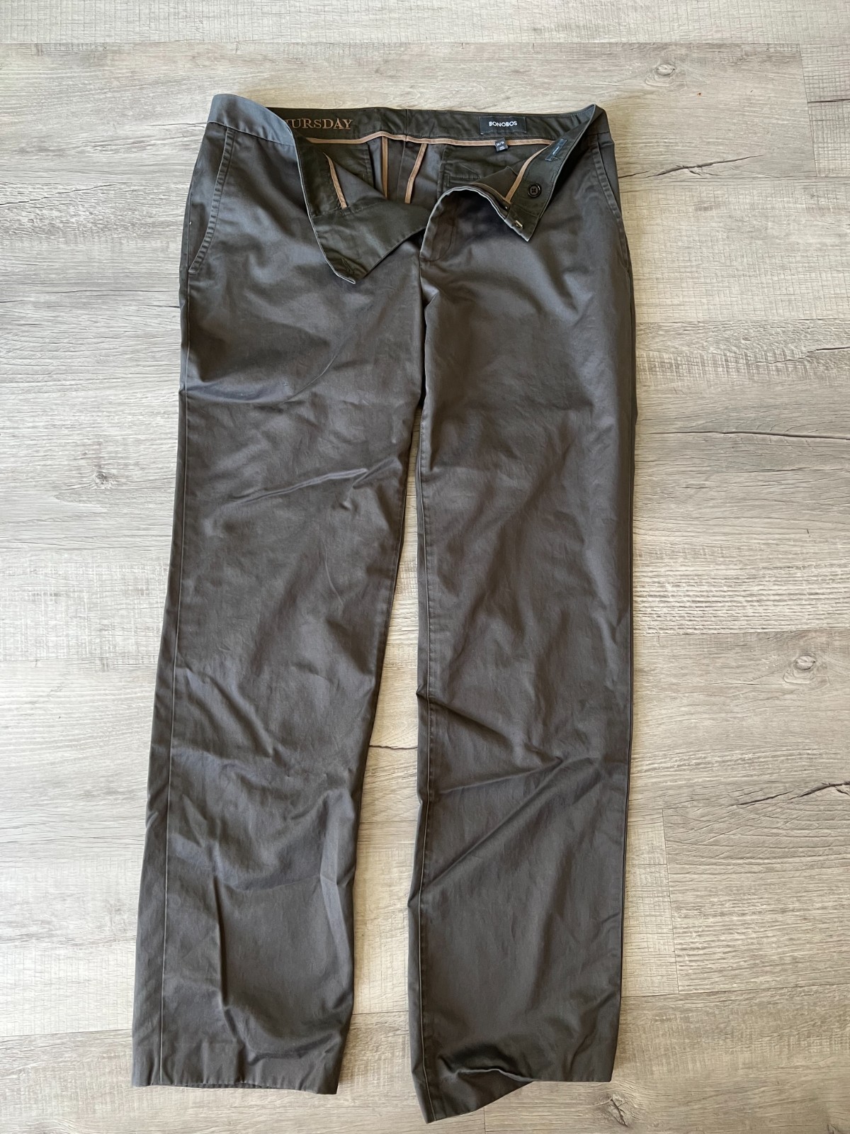 Bonobos Thursday pants khaki/chino 34 x 34 excellent condition