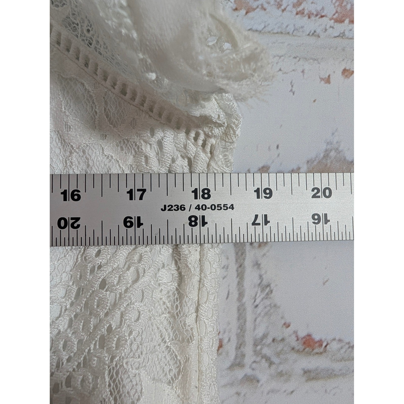 Suzanne Betro Lace Boho Top Womens M Ivory Romantic Peasant Blouse