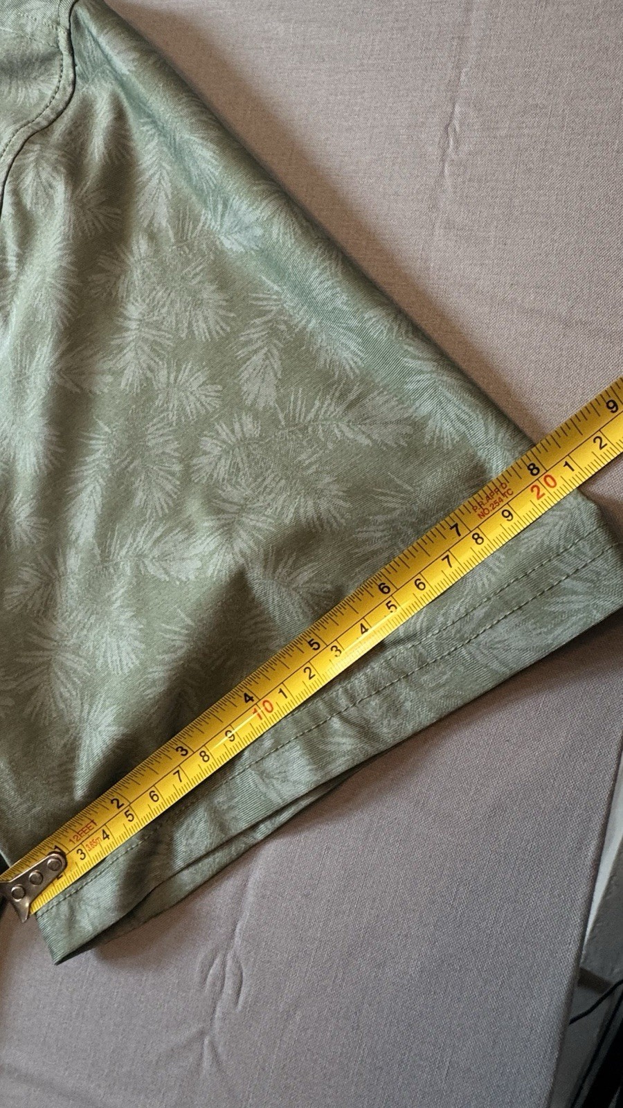 Men’s Ben Sherman Green Sport Polo Leaf Detail Size XL