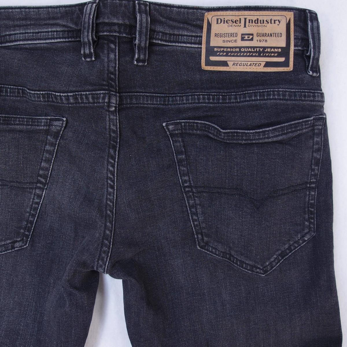 Mens Diesel THOMMER-R RB063 Stretch Slim Skinny Grey Jeans W32 L32