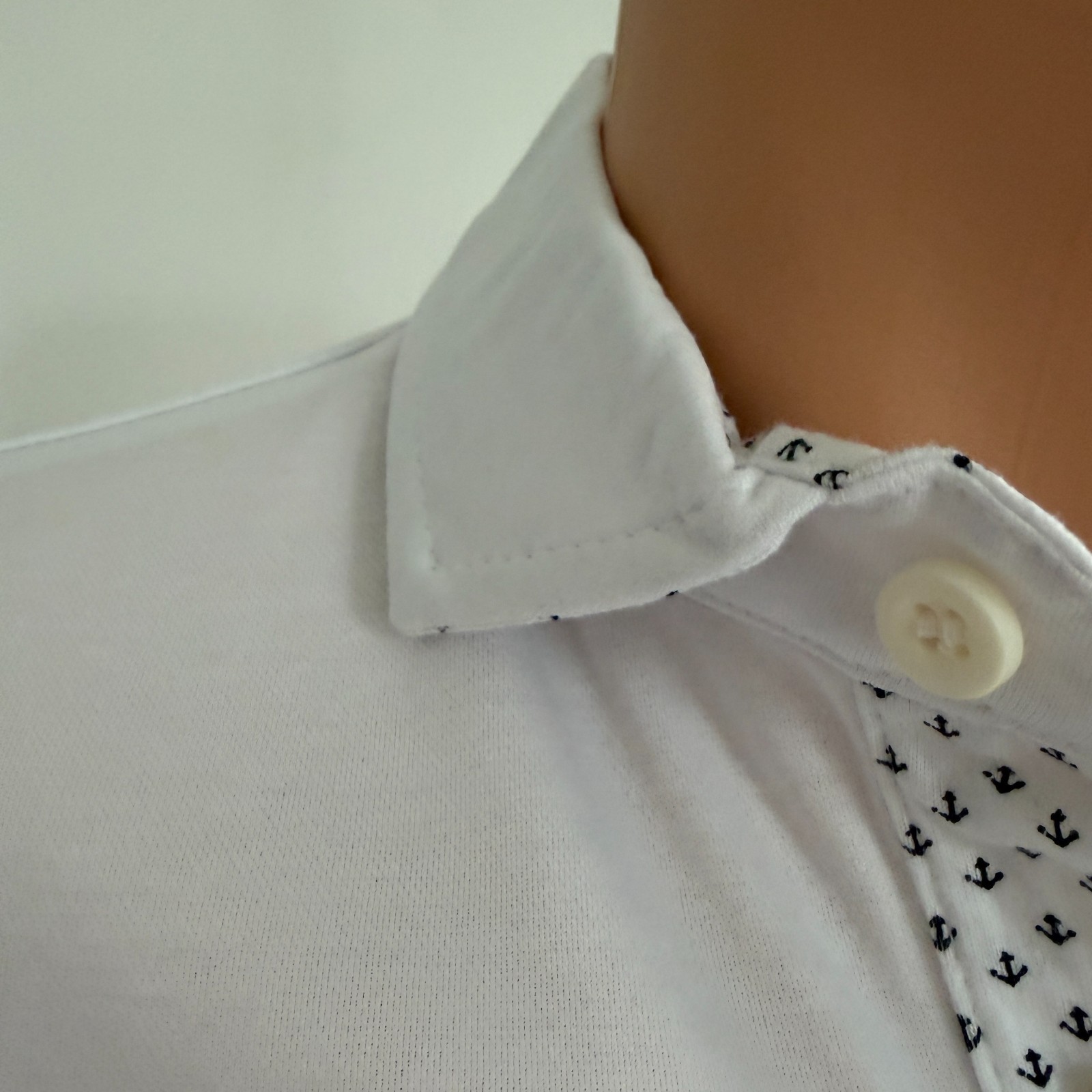 White by Nature Men’s 100% Cotton Short Sleeve Polo Shirt White Size XL NWT