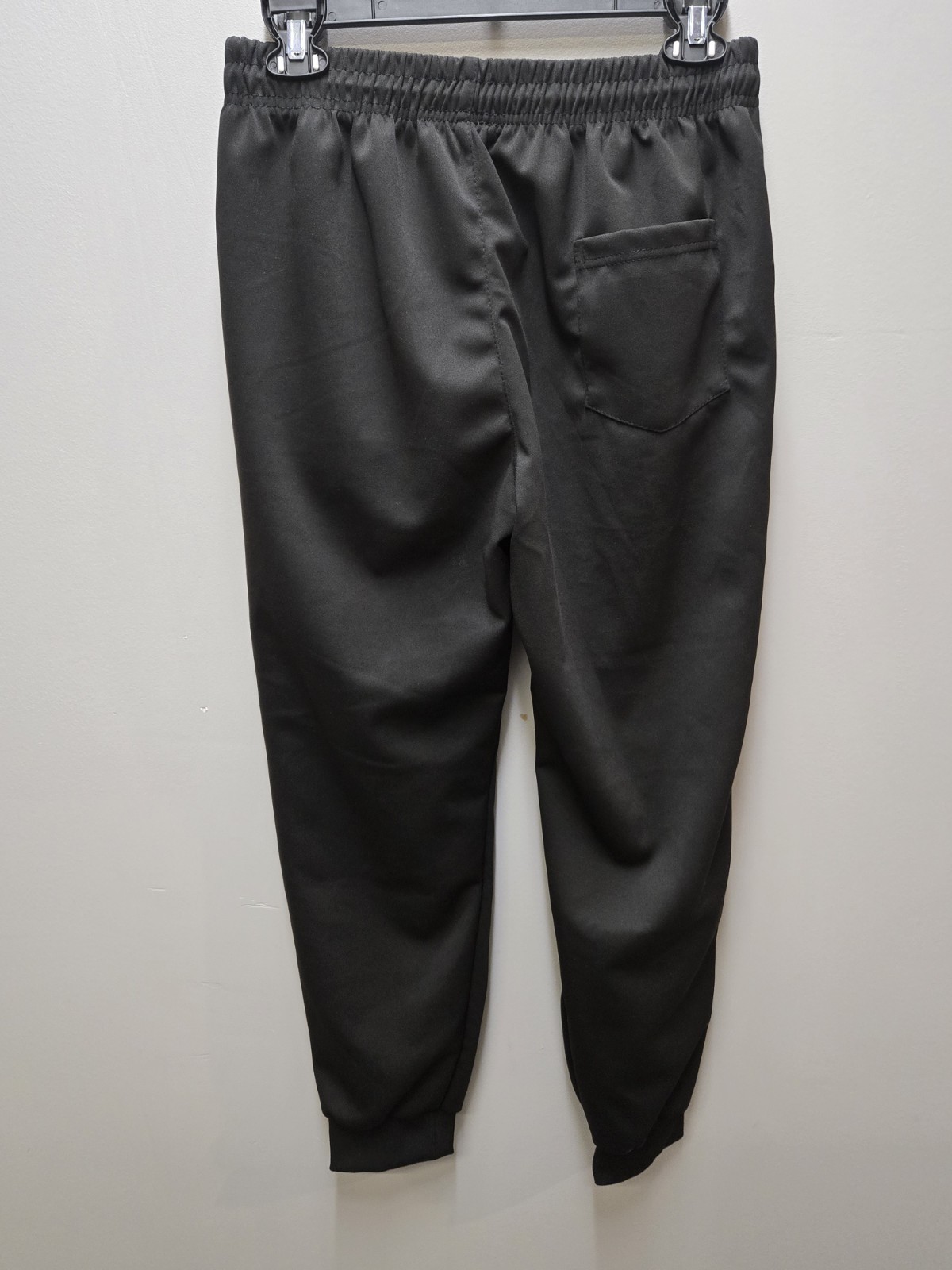 Black Sweatpants Joggers Drawstring Waist Unbranded Unisex Large NWOT