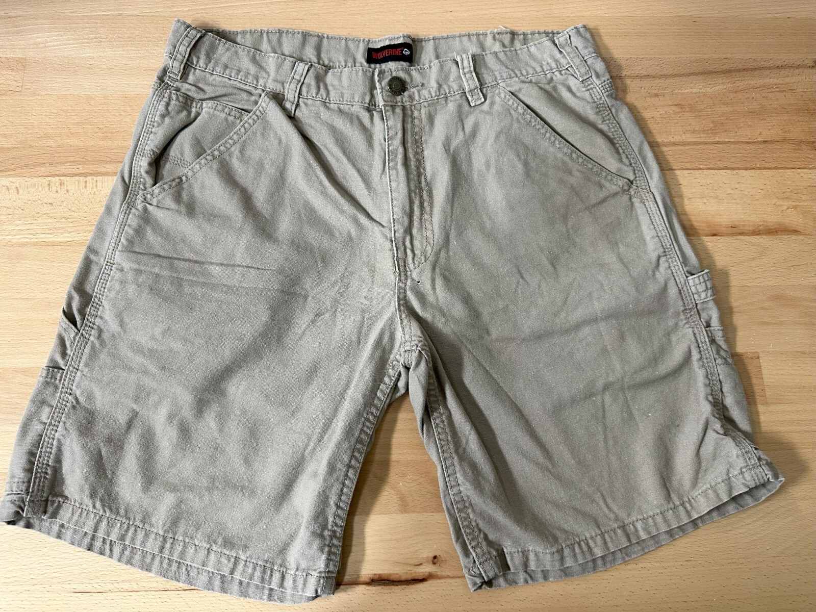 Wolverine Men’s Hammer Loop Cargo Work Shorts Size 32 – Workwear Minor flaws