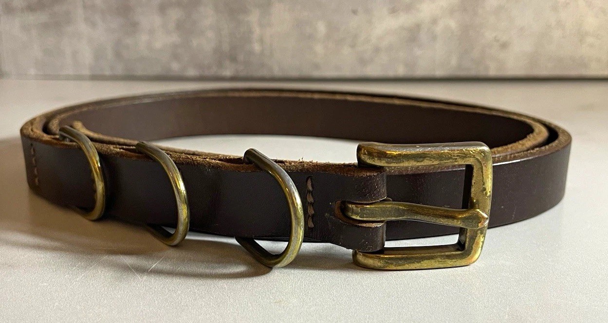 R.M.Williams Men’s Brown Leather Solid Belt Adjustable Size 36/91