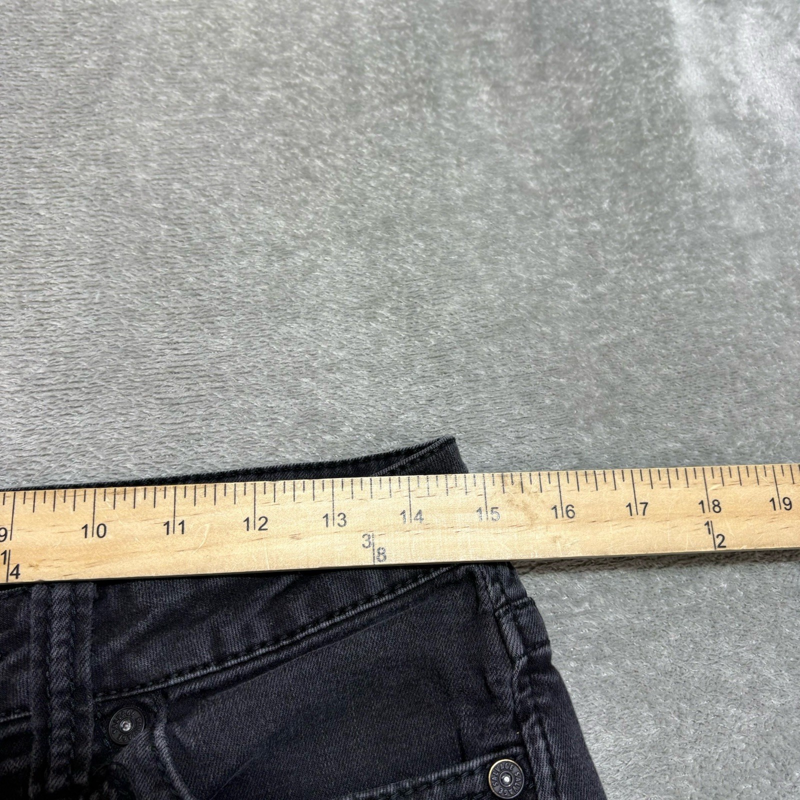 Buckle Salvage Supply Co Mayhem Straight Jeans Fits 30×28 Regular Fit Black