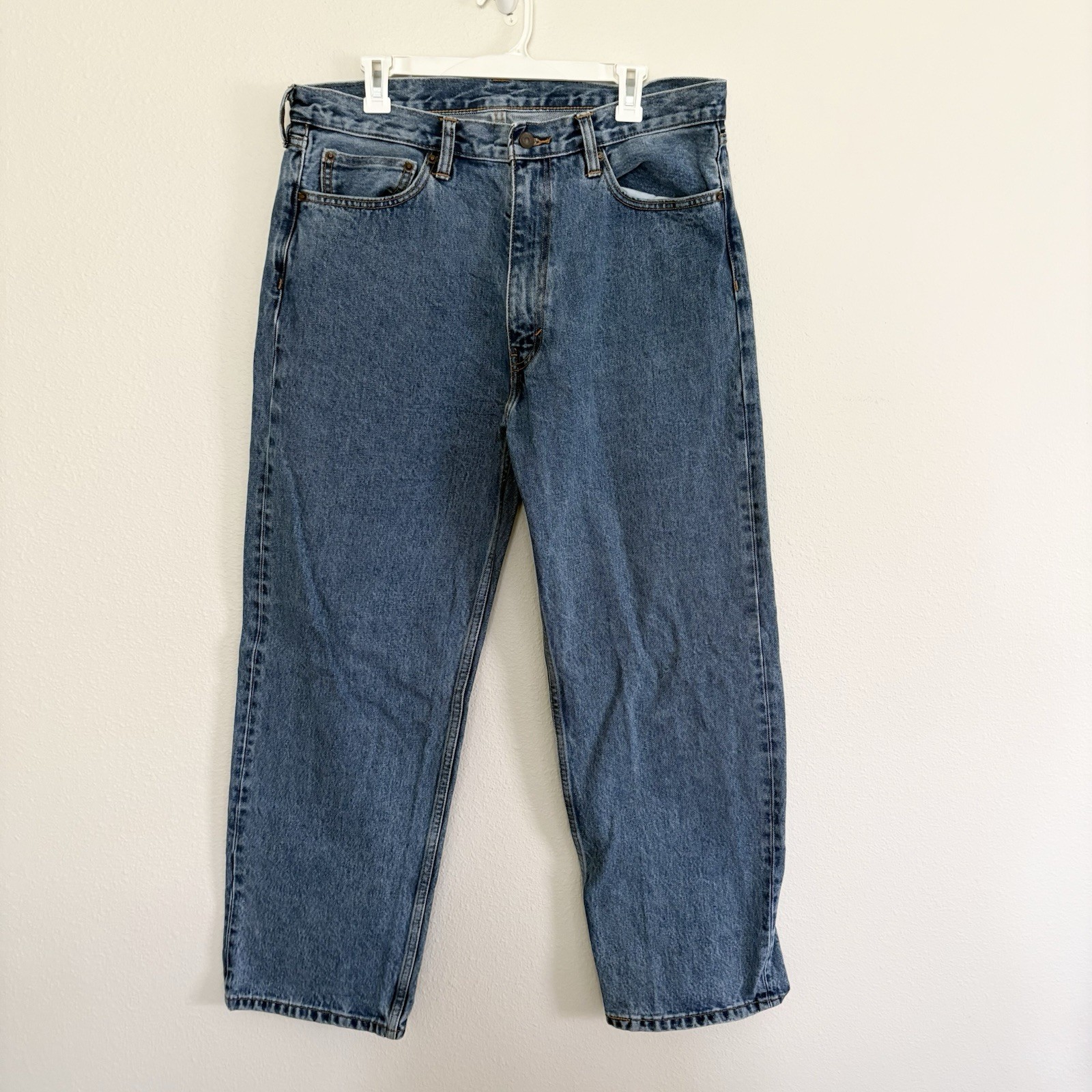 Levis Skateboarding Baggy Fit Denim Jeans Light Wash Mens Baggy 90s Sz 36×30