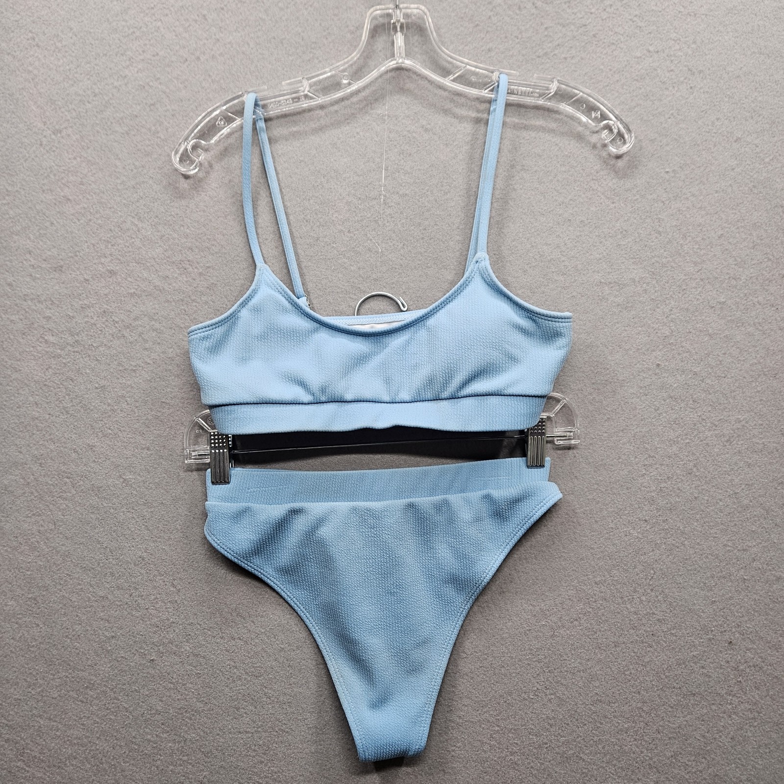 No Brand Women’s Medium Light Blue Two Piece Swimsuit