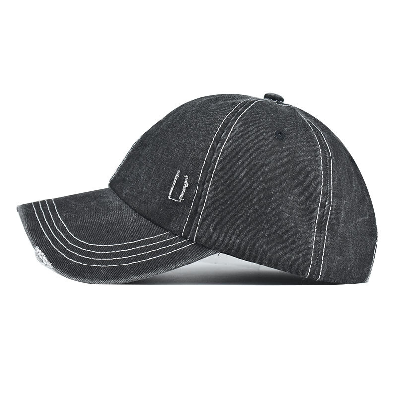 Men Dyed Washed Retro Cotton Hat New Plain Polo Style Baseball Ball Cap Women