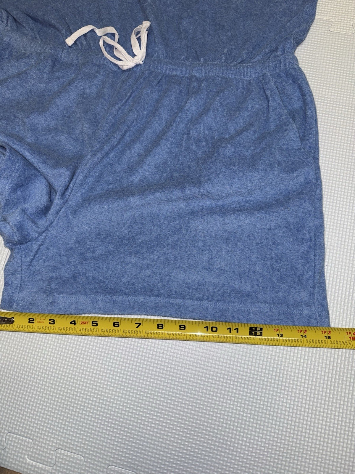 Polo Ralph Lauren Women’s Terry Romper Blue With White Size XL NWOT Free Ship