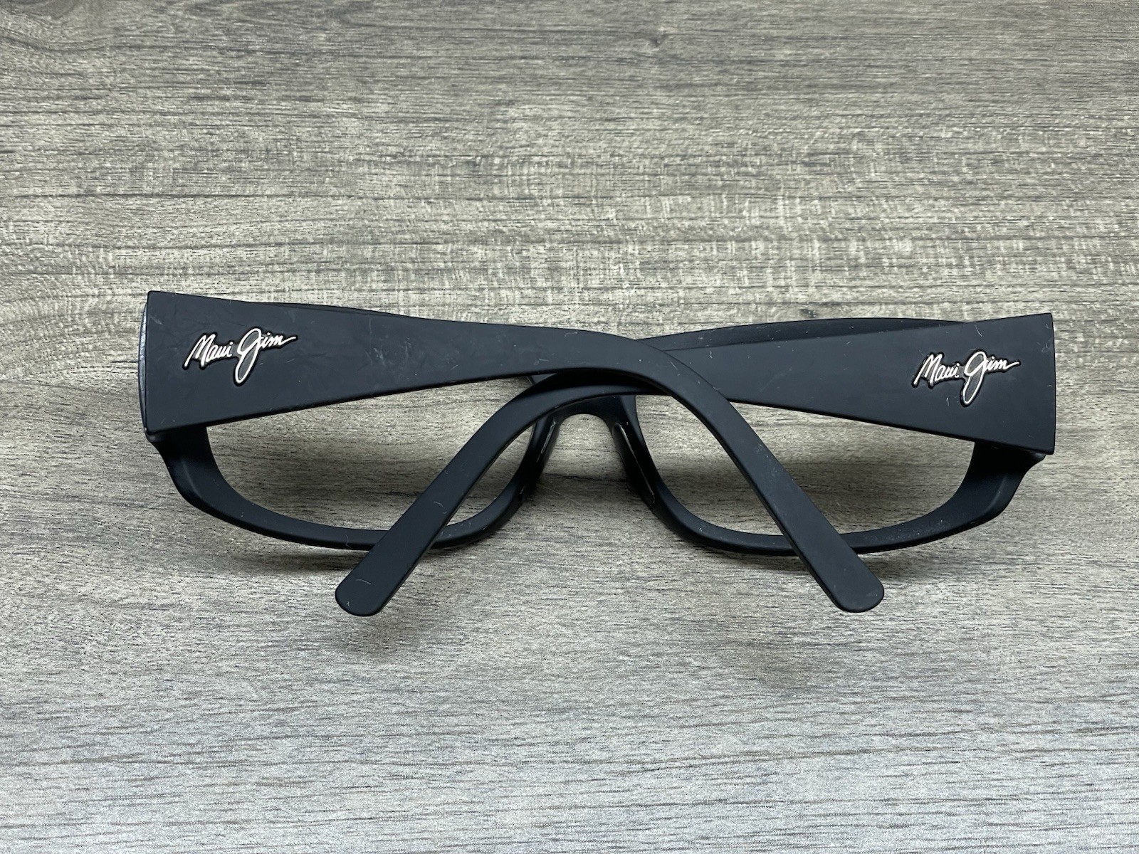 Maui Jim Ikaika Matte Black Rubber Sunglasses Italy MJ281-02MR *Frames Only