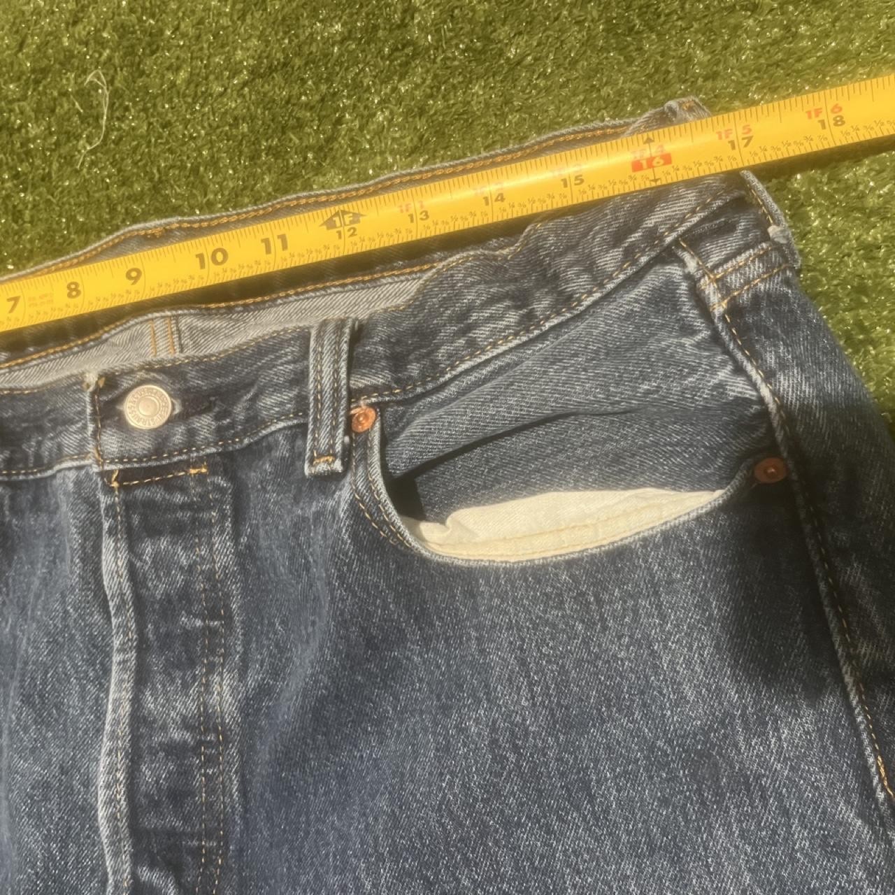 Levi’s 501 Original Fit Button Fly Straight Leg Jeans W36 L32