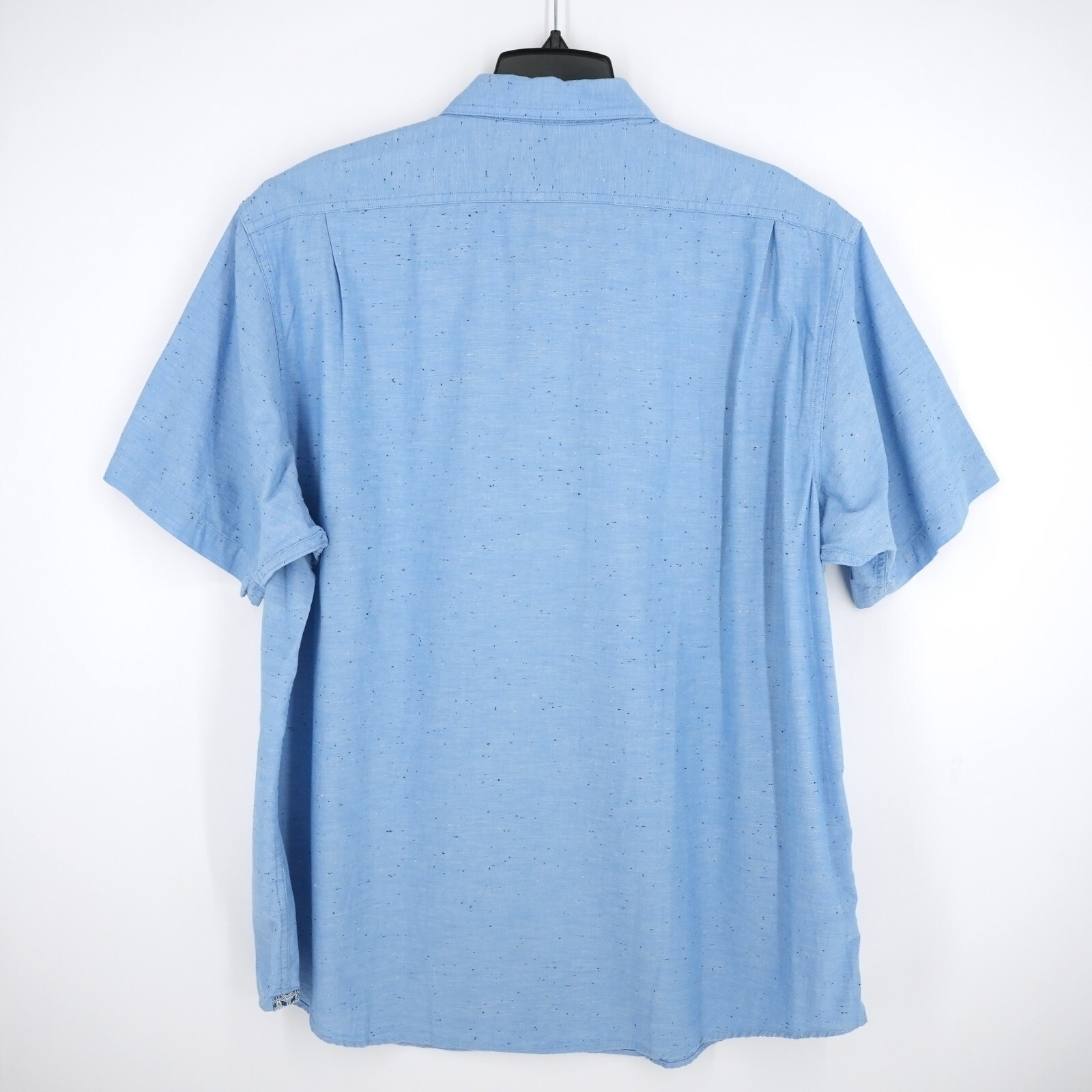 Cremieux Classics Men’s Short-Sleeve Shirt XL Blue Santorini Collection NWT $85