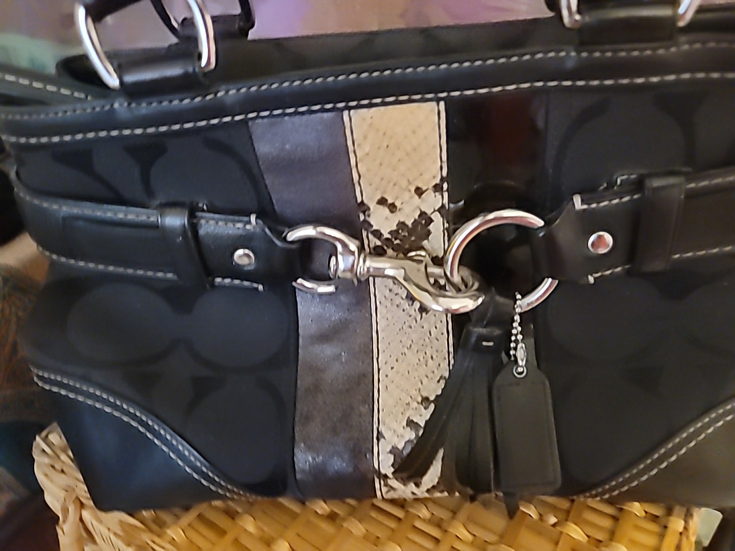 Make an Offer!! Vintage Coach CC Hampton logo designer Purse Handbag Bag 2000’s
