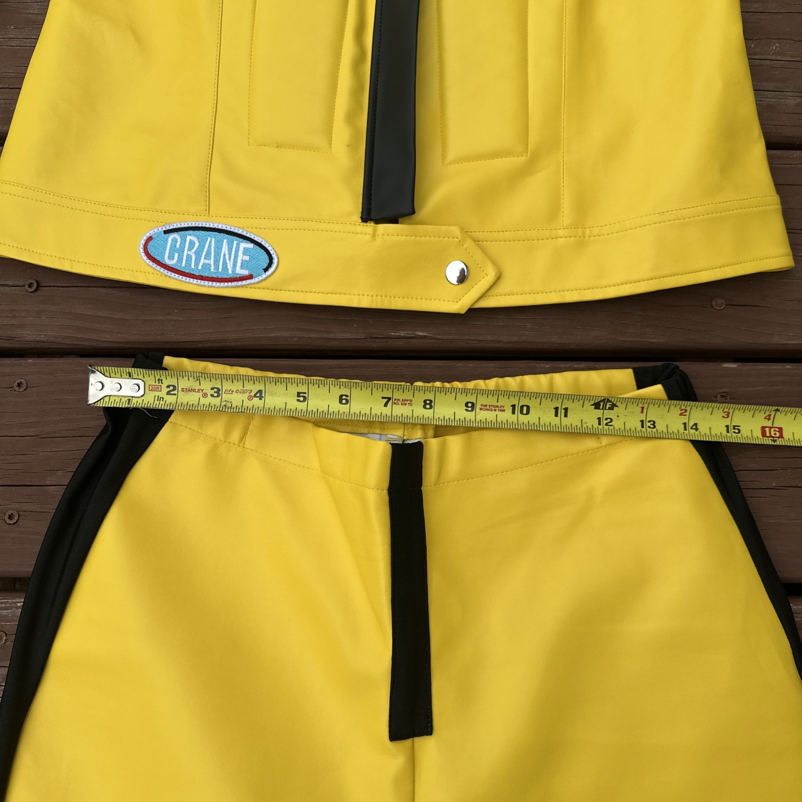 NWT Kill Bill Beatrix Kiddo Size 14 Motorcycle Suit Cosplay Bride New With Tags