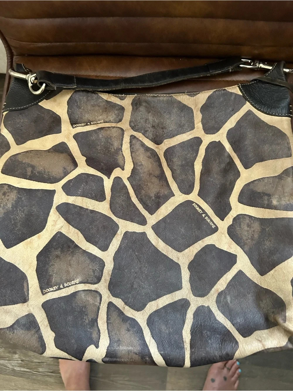 Dooney & Bourke Hobo Bag, Large Giraffe Print