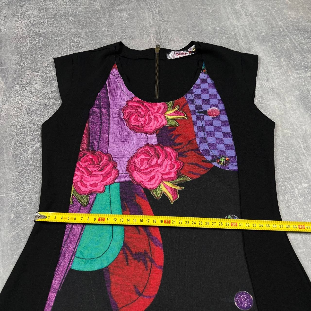 Vintage Y2K Desigual Retro Floral Style Casual Mini Dress